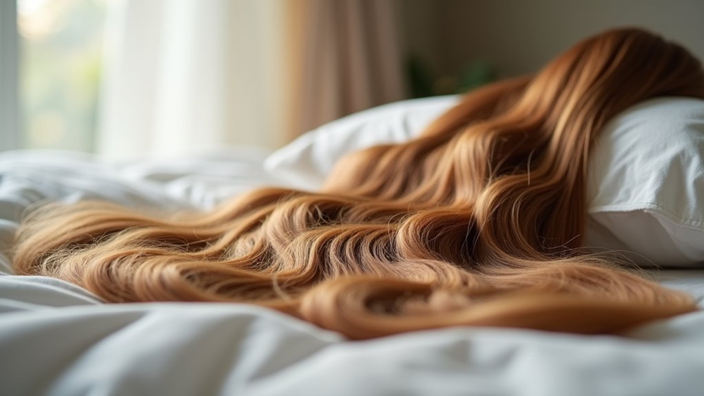 sleeping with hair extensions